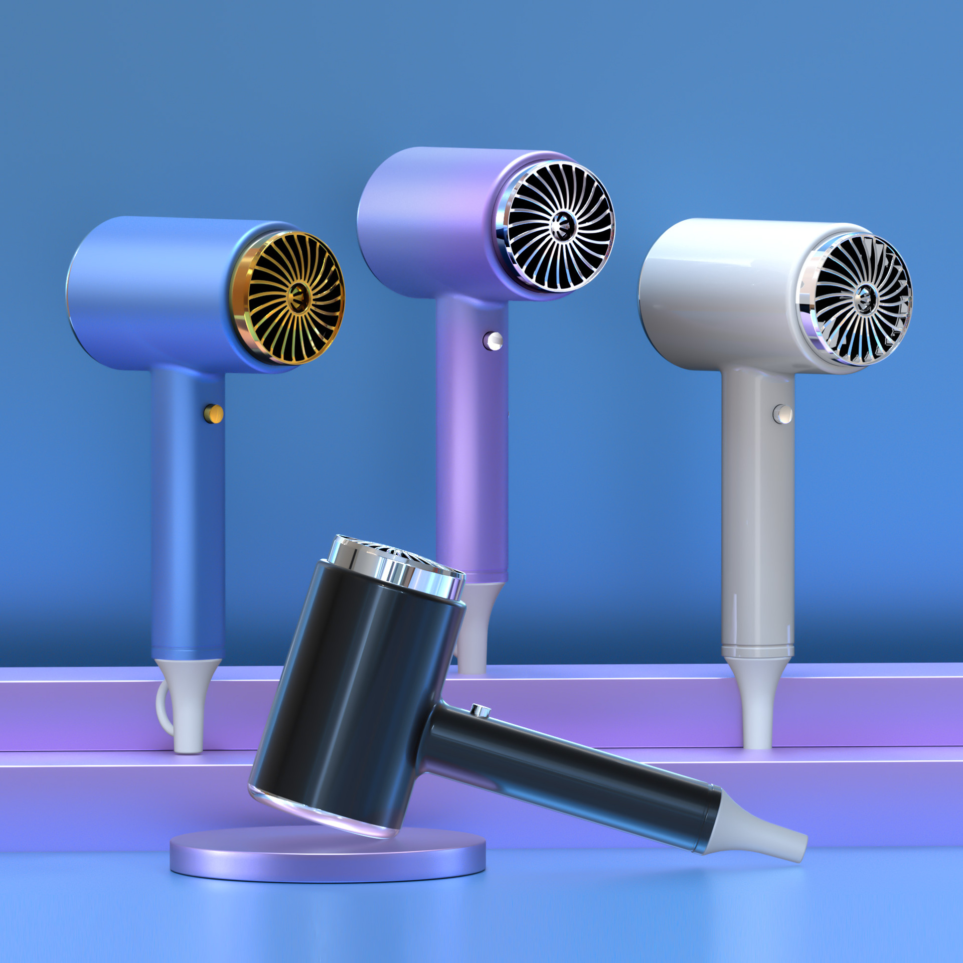 新款电吹风机家用静音大功率负离子护发学生宿舍速干理发店吹风筒