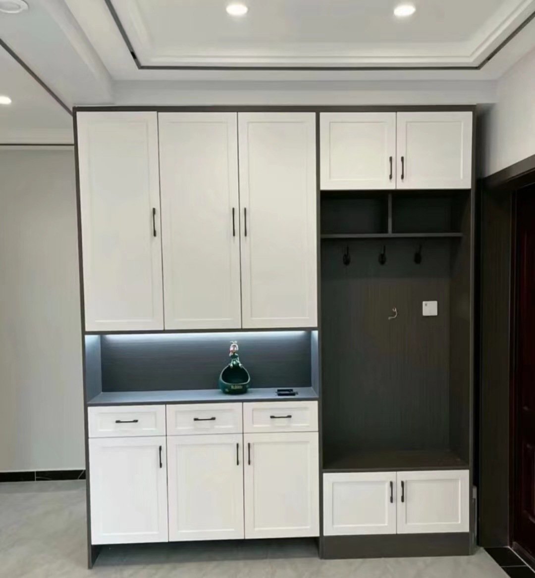爱格板全屋定整装现代简约高级灰卧室衣柜整体衣柜步入式衣帽间