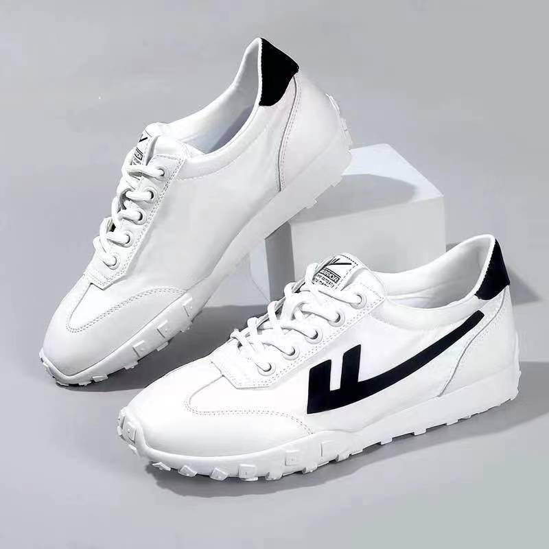 回力休闲鞋女超纤雨伞布跑鞋系带低跟轻便透气运动鞋2313-阿里巴巴