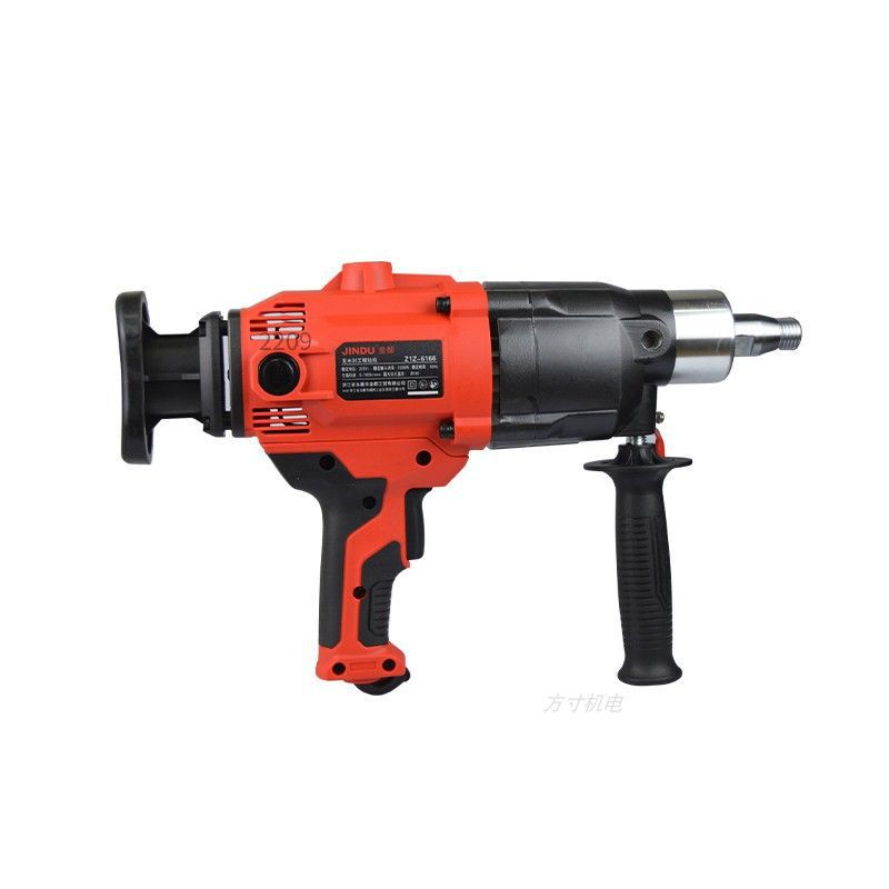 水钻机6166/180可调速手持台式两用无水封带离合工程钻孔机