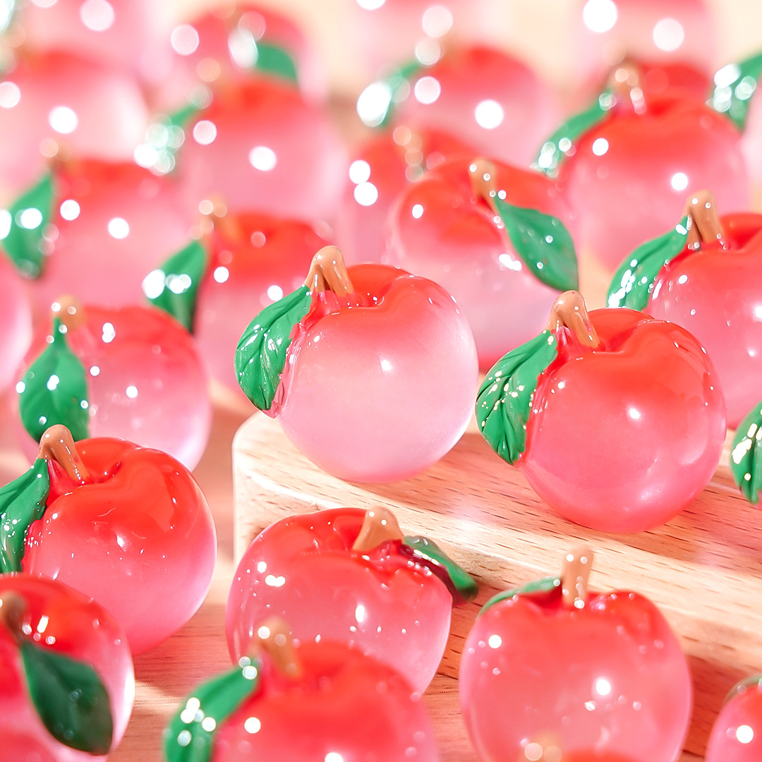 candy toy luminous fruit blind bag apple small cute grain diy ornaments accessories mini miniature desktop small ornaments