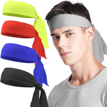 欧美男女户外速干网球海盗发带户外运动健身头巾吸汗头巾弹力头带