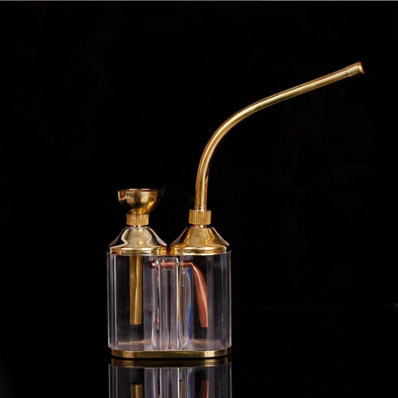 水烟壶两用有机玻璃烟锅老式水烟斗烟袋过滤烟叶水烟筒男士
