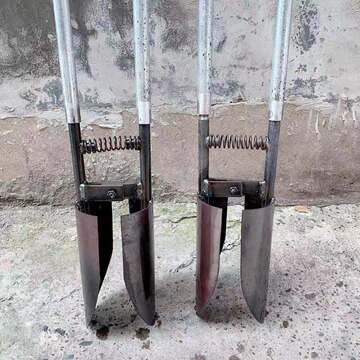挖坑神器对锨夹板掀铁锹打洞工具掏土挖电线杆挖坑洛阳铲电力直销