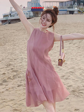 2023新款夏季超仙气质仙女裙海边度假风法式高级感初恋茶歇连衣裙