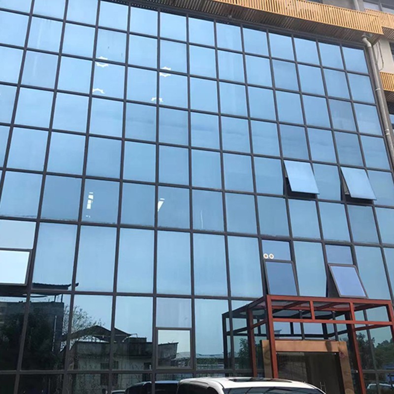 玻璃贴纸单向透视反光窗户玻璃贴膜屋顶阳光房遮光遮阳防晒隔热膜