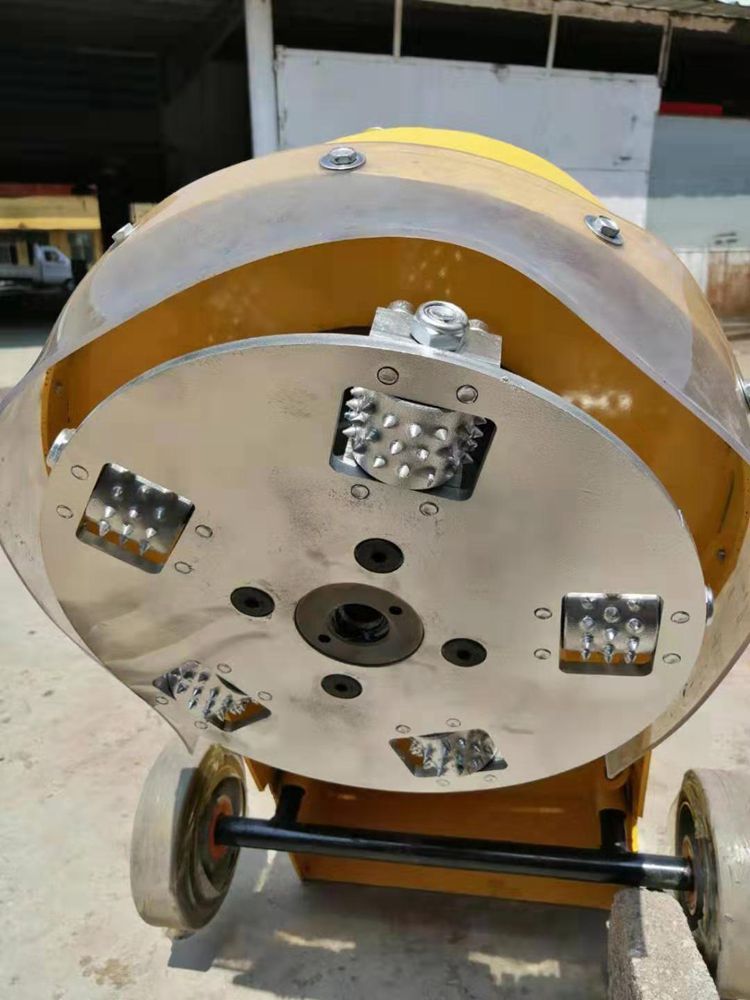 手推式公路旧线清除机打磨机汽油停车位斑马线路面热熔标线除线机