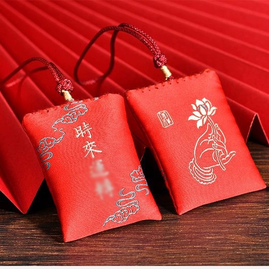 手缝香包刺绣手机汽车挂件平安符福袋荷包复古中式双面高级感香囊