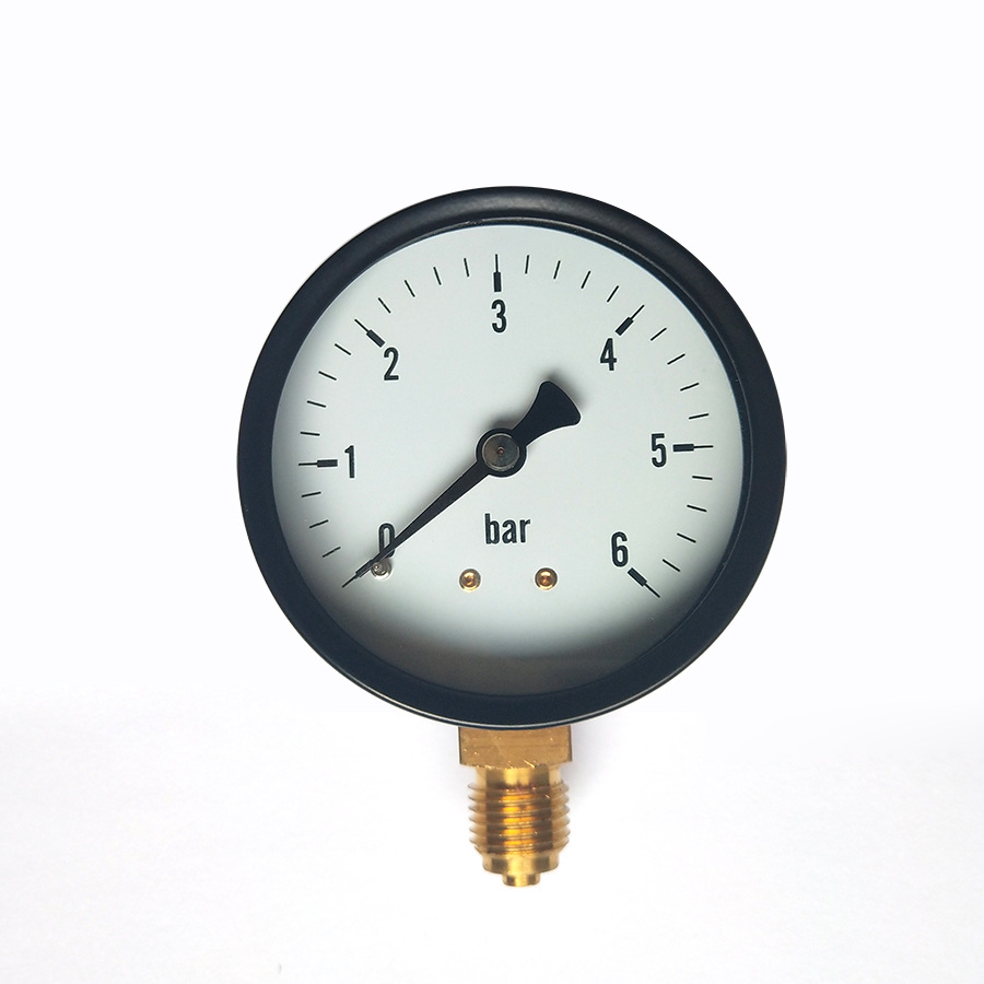 pt-066002普通压力表y60mm管道水压锅炉蒸汽气压表