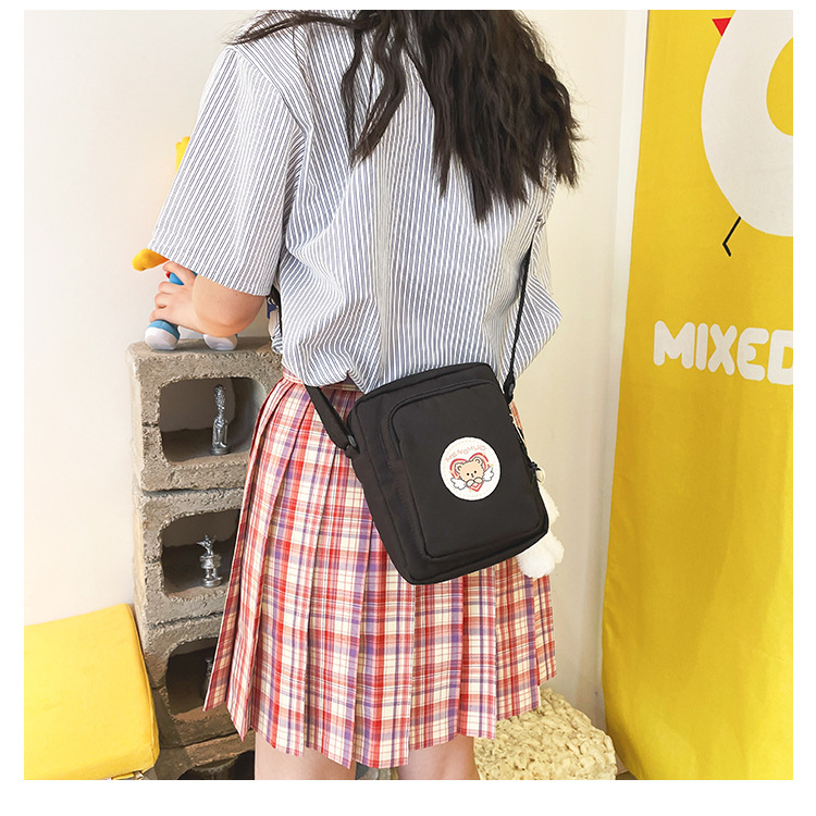 jk斜挎包韩版学院风背包马卡龙大容量萝莉单肩包时尚可爱少女包包