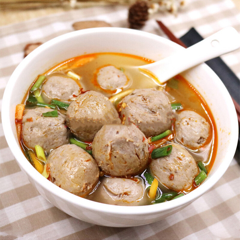 三全撒尿牛肉丸火锅丸子带馅牛丸麻辣烫关东煮特色食材5斤商用