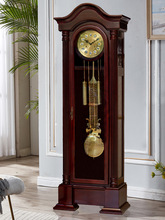 赫姆勒落地钟客厅家用中式复古欧式北极星老式座钟立式摆钟表