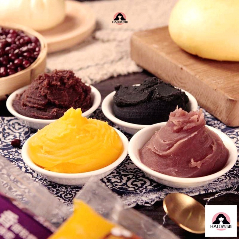 艾糍馅料糯米果馅料迷你糖葫芦专用馅料青团粘豆包红豆沙馅料家用