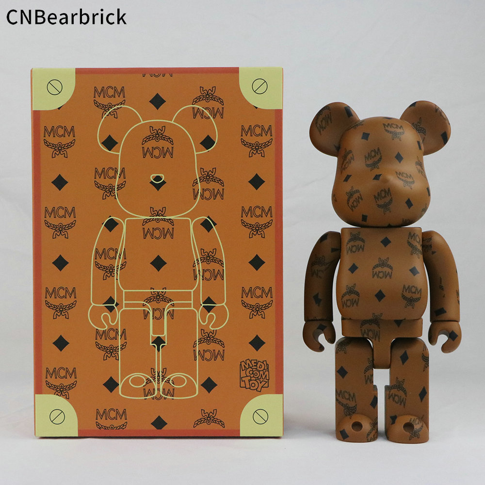 bearbrick 400(cm mcm积木熊潮玩公仔玩偶关节响暴力熊客厅摆件