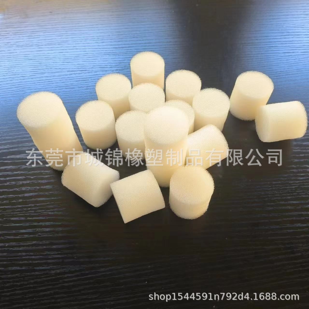 厂家现货 白色圆柱35*35mm过滤海绵 清洁过滤海棉过滤圆形化妆刷