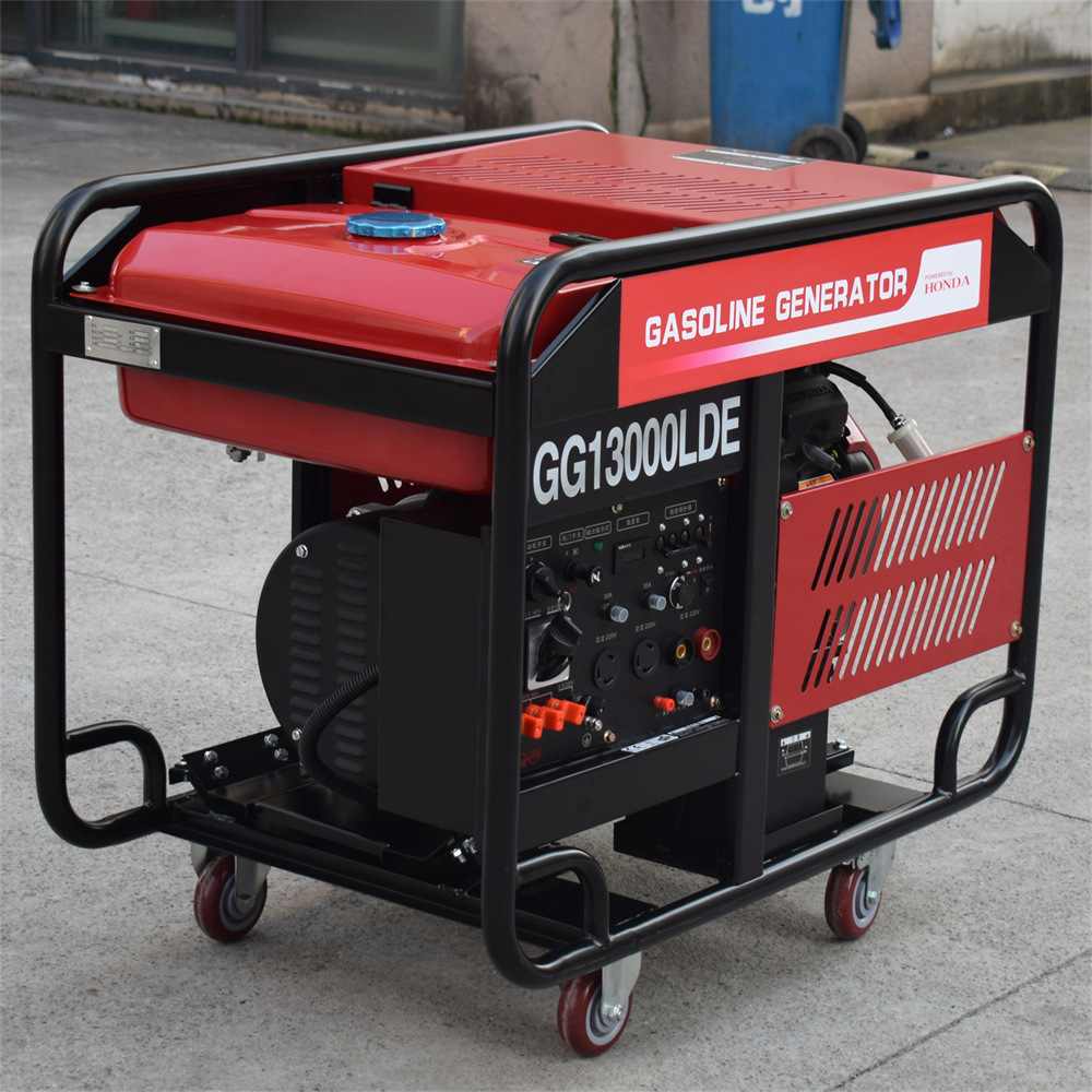 贝隆10kw单相汽油发电机组本田gx690双缸汽油机纯铜电机