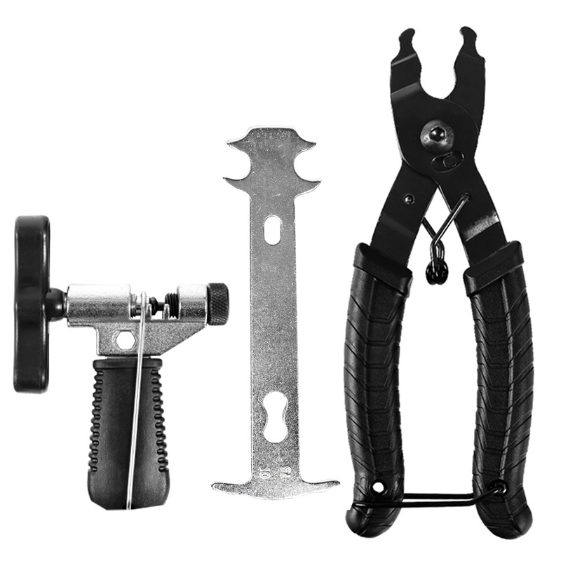 Bicycle Chain Removal Tool Pliers Chain-Cutting Device Chain Ruler Quick Release Buckle Hook and Loop Fastener Disassembly Pliers Tool