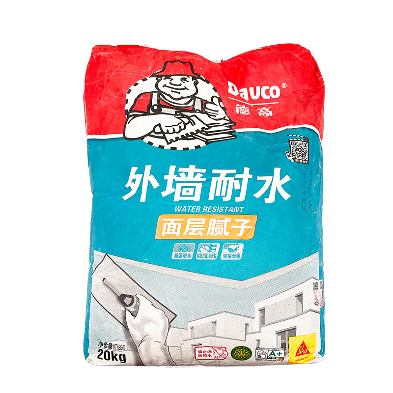 德高防潮防霉腻子 耐水外墙腻子粉 满批饰面腻子膏底层找平腻子粉