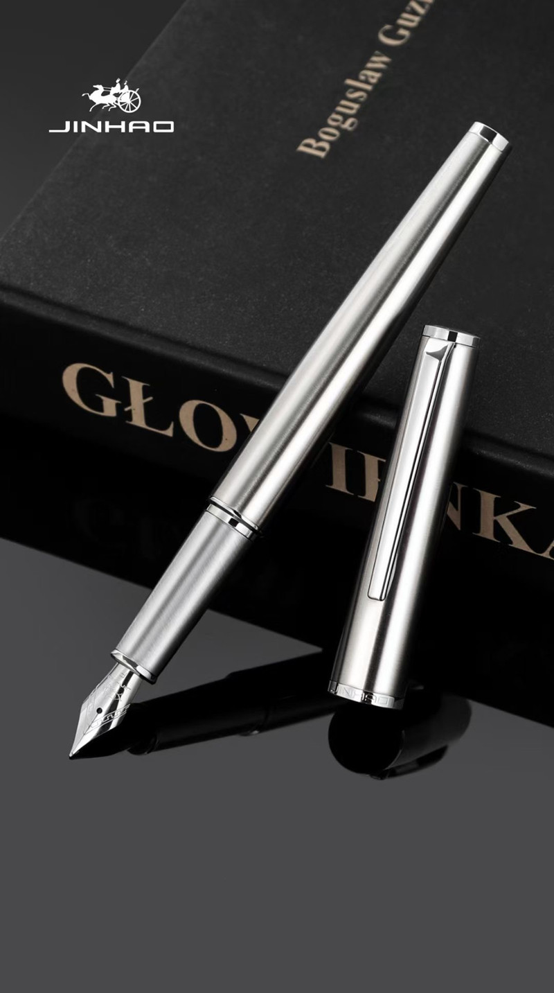 金豪95金属钢笔商务办公复古签字墨水笔学生书法练字送礼礼品钢笔