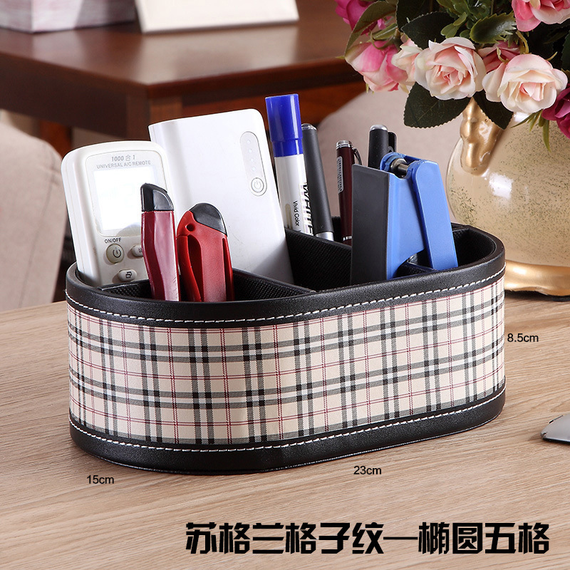 Key Storage Box Doorway Hallway Put Sundries Organizer Living Room Desktop Ornaments Tray Leather Creative and Slightly Luxury Wind