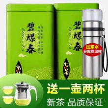 茶叶绿茶碧螺春2022新茶叶云雾绿茶明前春茶浓香型125g250g500g厂