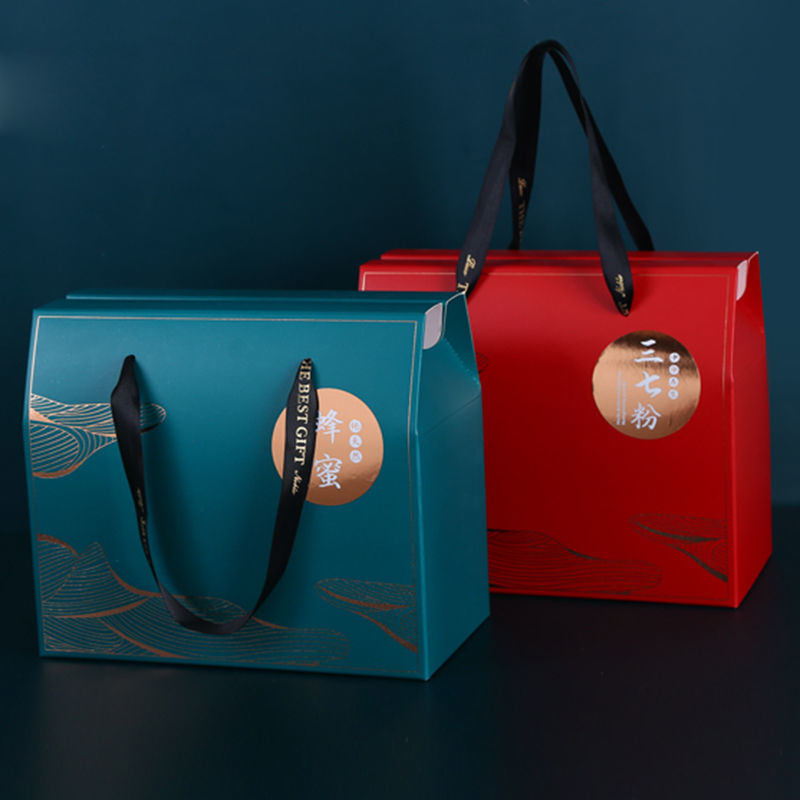 土蜂蜜包装盒通用礼盒空盒子含瓶2斤4斤礼品盒伴手礼手提盒