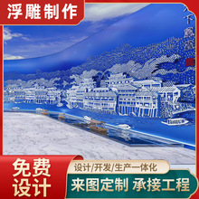 室外大型浮雕文化墙室内紫铜黄铜浮雕壁画玻璃钢浮雕西式砂岩浮雕