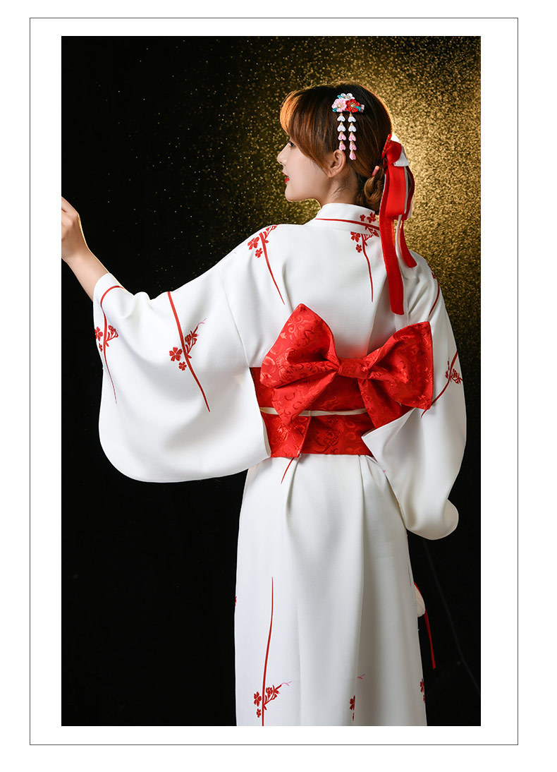 日系动漫cos和风连衣裙神明少女改良睡衣日本传统写真和服女正装