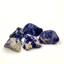 天然水晶原石蓝纹石原石毛料碎矿石摆件矿物晶体地质科普教学标本