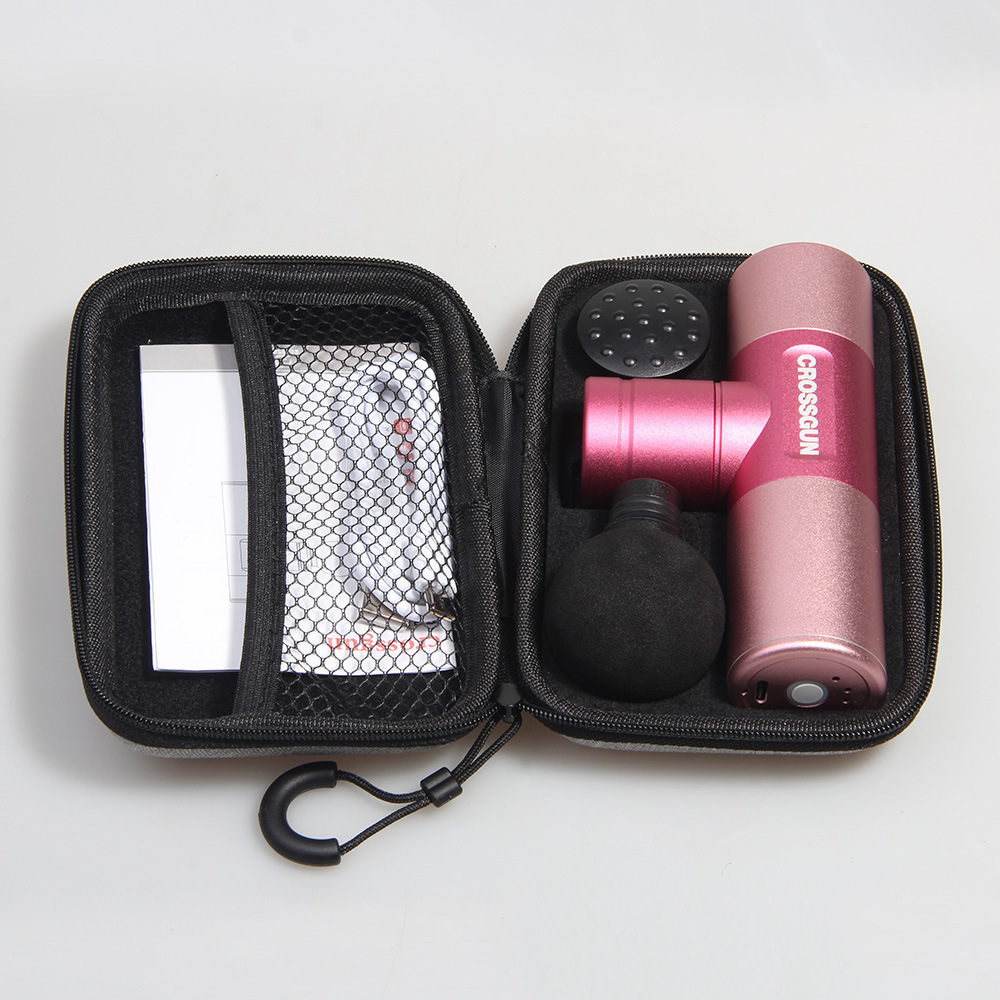 跨境mini按摩器超迷你筋膜枪微型按摩器铝合金震动放松按摩筋膜仪