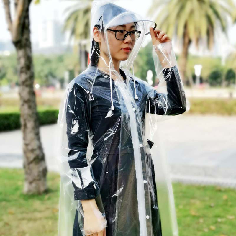 雨衣女衣服式韩国时尚透明长款成人便携式学生户外代驾雨披演唱会