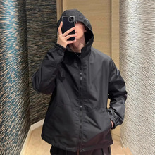 正确版原标V家25Fw新款双面老花提花防风夹克冲锋衣外套男女同款