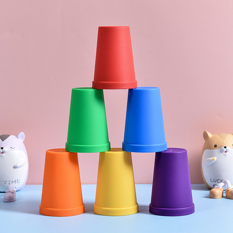 儿童竞技叠杯子喝水杯幼儿园互动游戏益智思维专注力训练玩具批发