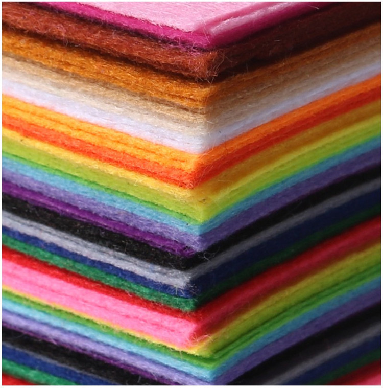 创意幼儿园彩色不织布布料 儿童手工diy制作无纺布材料化纤毛毡布