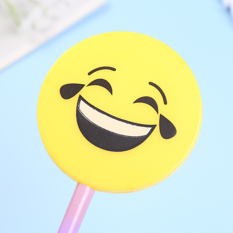 卡通笑脸表情荧光棒厂家晚会演出助威道具闪光魔仙棒发光玩具批发