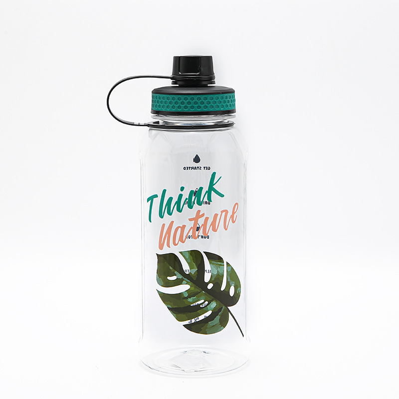 Special Offer Leaf Cup 2000ml Large Capacity Hand-Held Water Cup Outdoor Sports Fitness Plastic Cup Supply Factory Wholesale