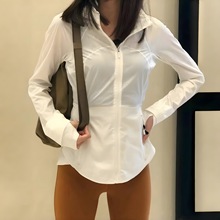 lulu爆款高版本同款平替瑜伽户外运动防晒轻薄冰感瑜伽服外套女