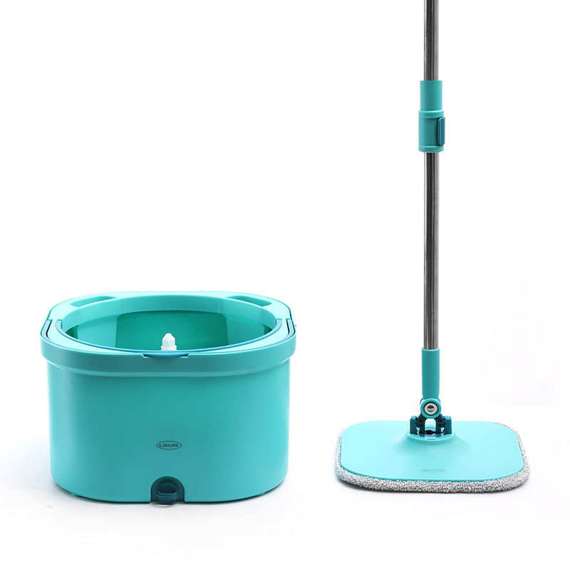 利快旋转拖把家用一拖净污分离新款专用拖布方形三角懒人免手洗