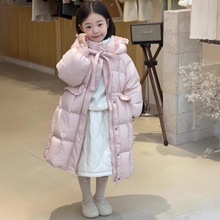 女童冬装棉服2025新款洋气儿童棉衣加厚中大童冬季宝宝棉袄外套