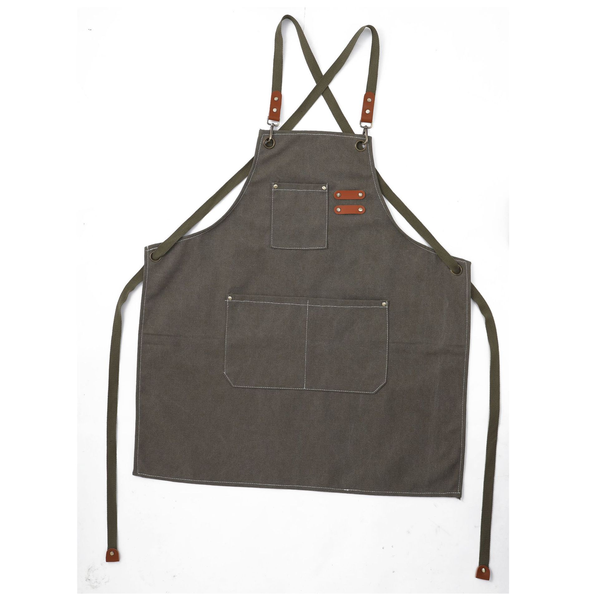 Thickened Canvas Apron Foreign Trade Processing Work Denim Gardening Coffee Shop Amazon Waterproof Gardening Kitchen Apron