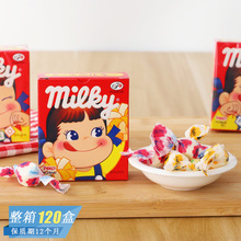 日本进口不二家香醇牛奶糖6粒装网红儿童休闲零食批发高颜值软糖