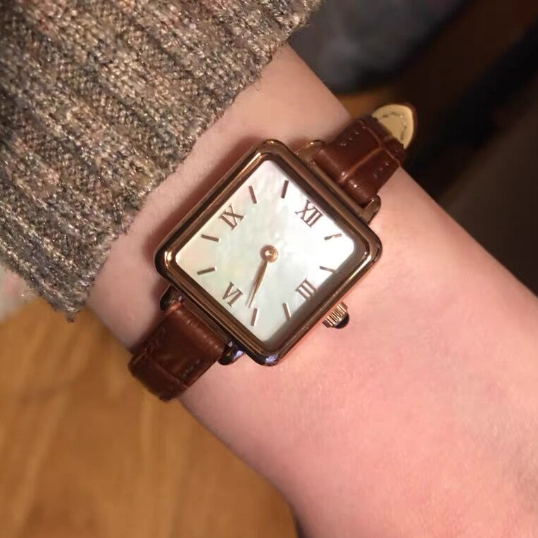 lola rose小绿表七夕情人节手表女生简约复古时尚腕表女学生礼物