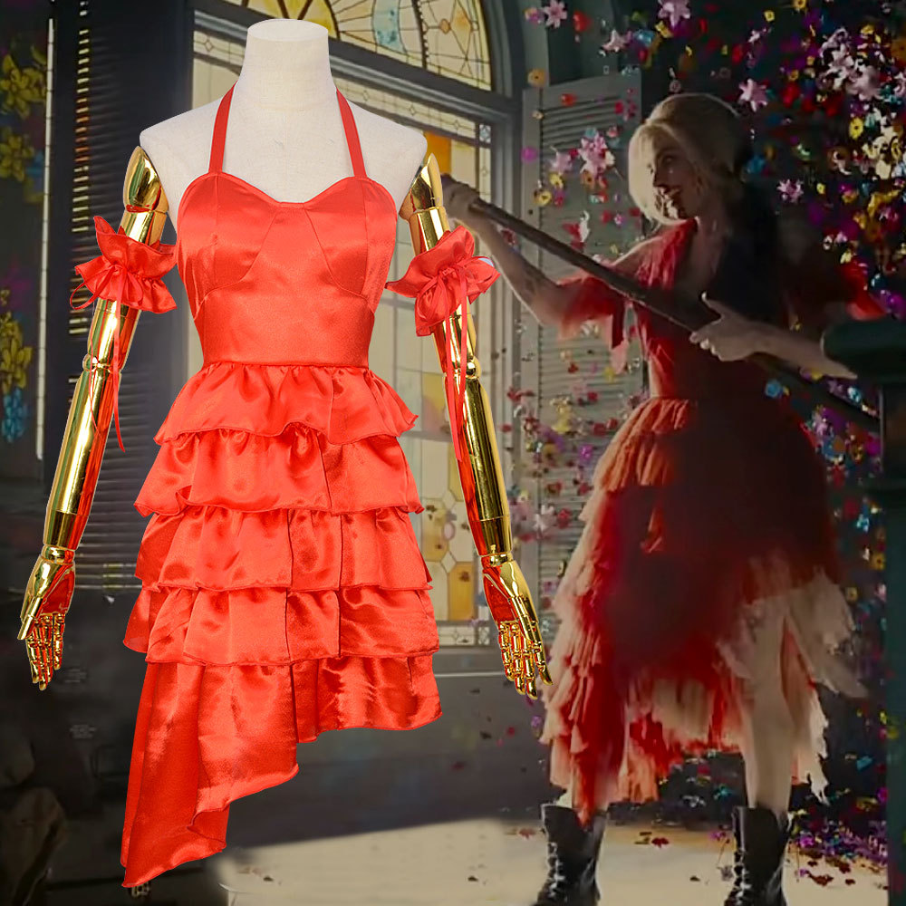 x特遣队:全员集结 自杀小队2 小丑女 哈莉·奎茵 万圣节cos服