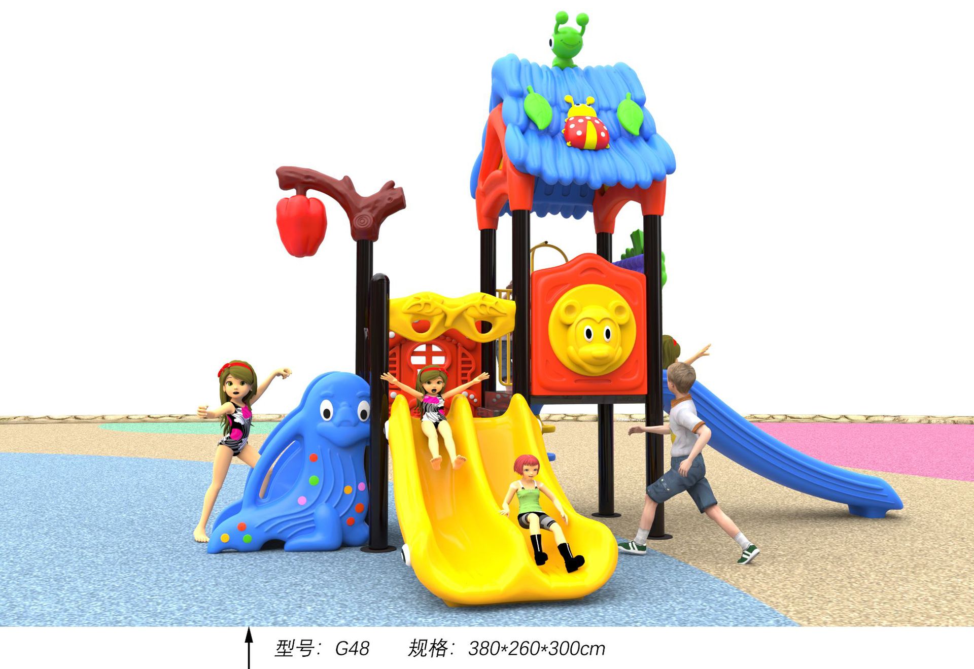 儿童室外游乐滑梯 幼儿园滑滑梯 小区广场游乐园玩具游艺设施设备