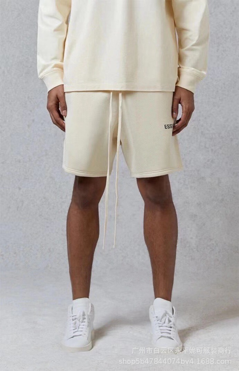 fear of god essentials复线fog反光短裤男夏季高街休闲五分裤潮
