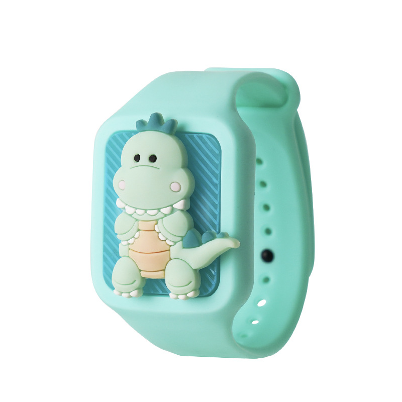 卡通动物驱蚊手环发光闪光蚊不叮立体硅胶儿童夏季防蚊植物精油