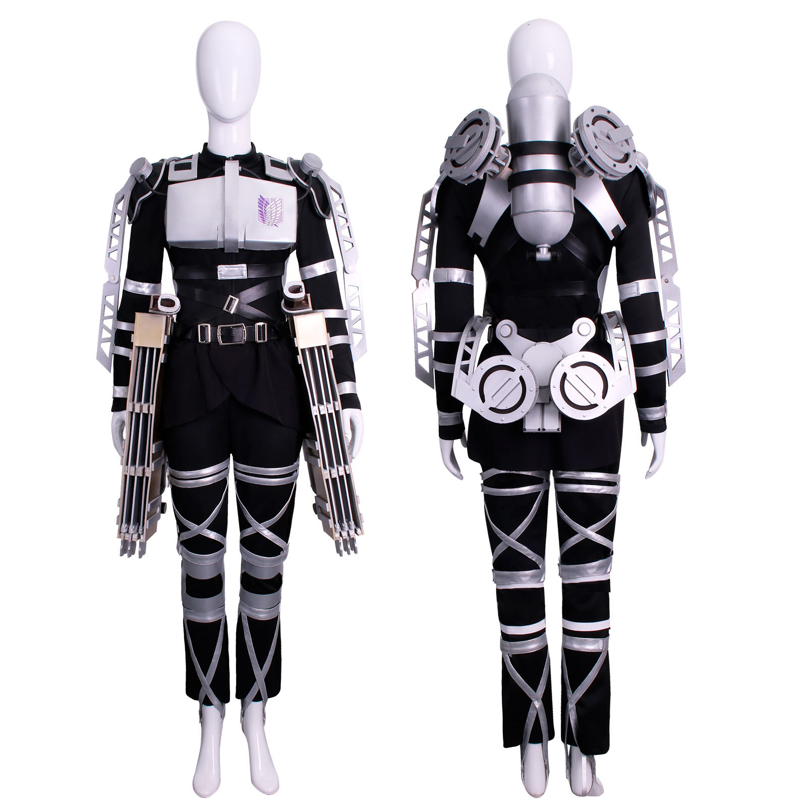 进击的巨人最终季cosplay服 自由之翼调查兵团战斗服cos紧身衣服