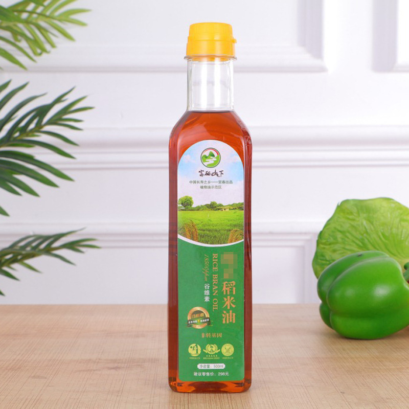 富硒山下 500ml稻米油批发会展销礼品植物油 谷维素 礼品