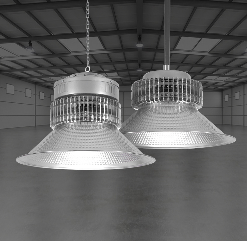 鳍片led工矿灯 厂房灯工厂灯车间照明led吊灯 大功率仓库灯天棚灯
