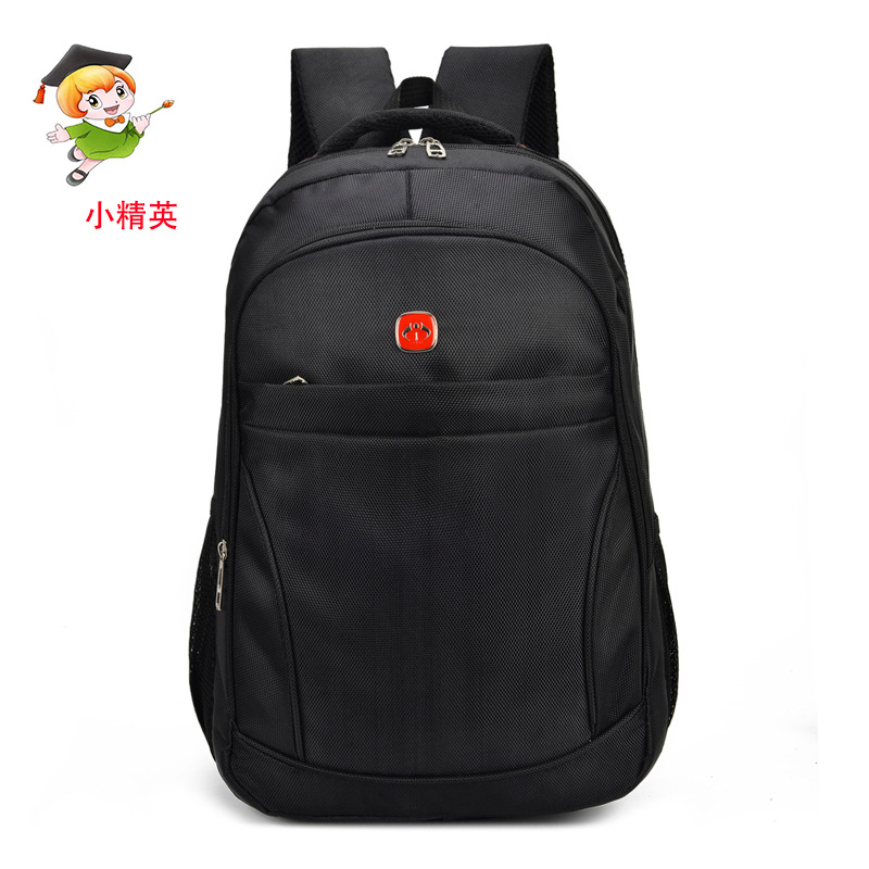 书包印LOGO休闲旅行大容量背包礼品商务电脑包外贸双肩包男款欧美